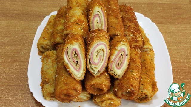 Рулетики блинов рецепты фото