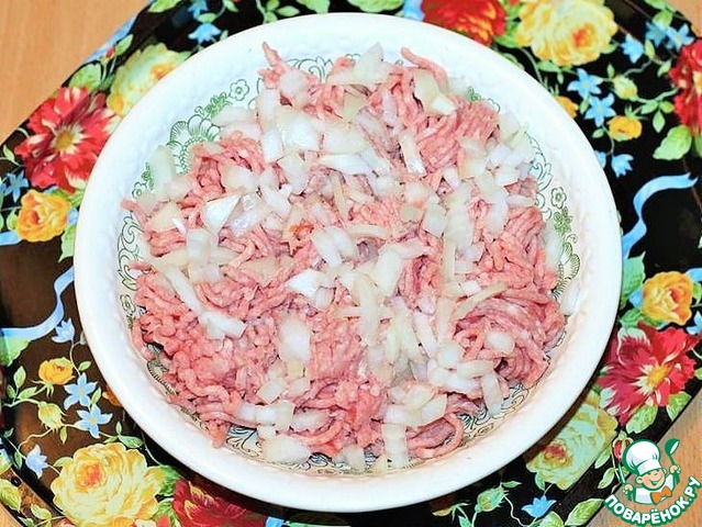 Мясной торт с цветной капустой