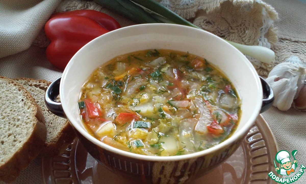 Супы с пекинской капустой рецепты с фото